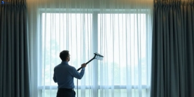 Commercial drapes cleaning service jimboomba hotels offices