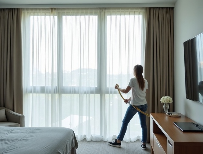 Jimboomba Sheer Curtain Cleaning